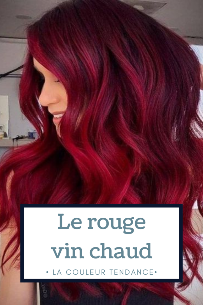 Cheveux rouges cerise vibrants pour un look audacieux